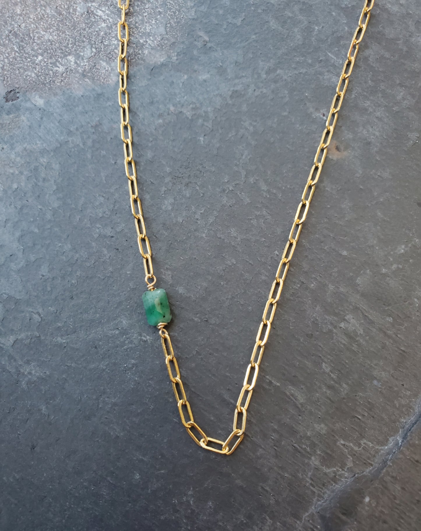 Emerald Love Necklace