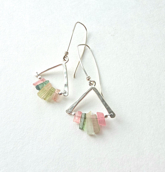 Tourmaline Shard Earrings