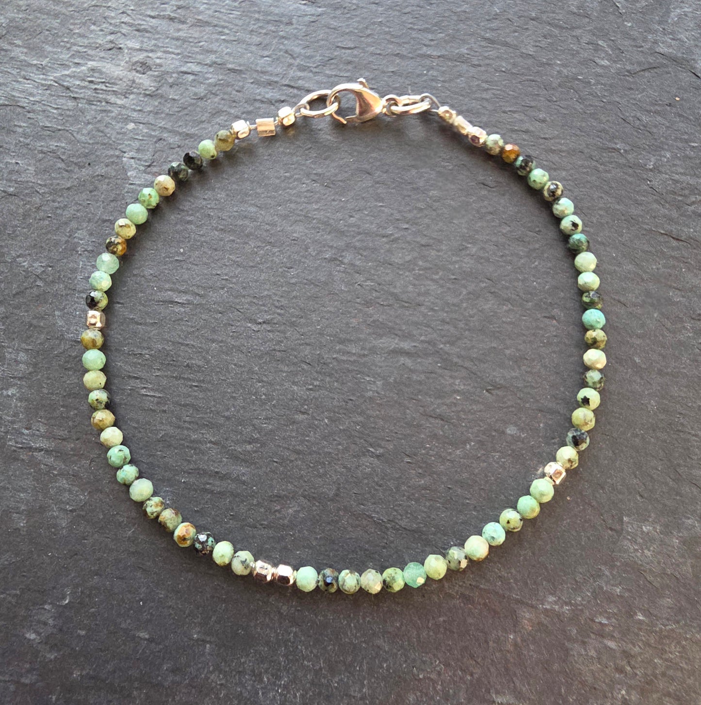 Turquoise Shimmer Bracelet - Three Sizes