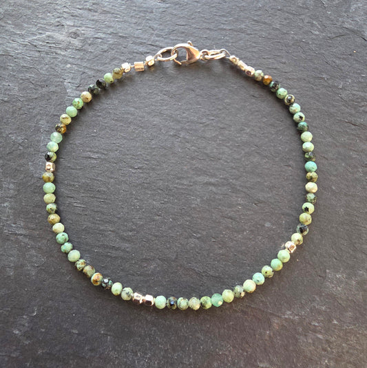 Turquoise Shimmer Bracelet - Three Sizes