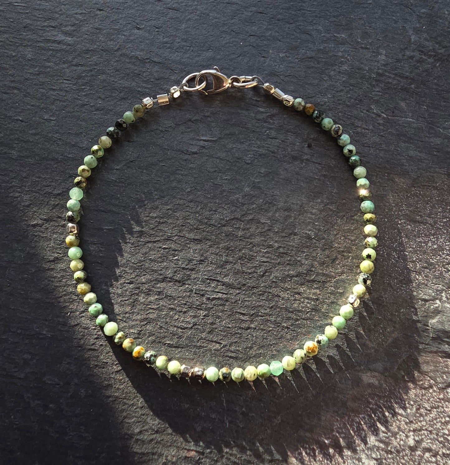 Turquoise Shimmer Bracelet - Three Sizes