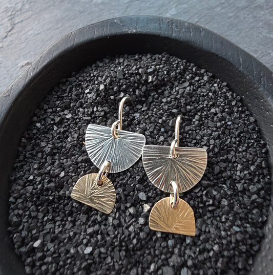 Lunar Solar Earrings