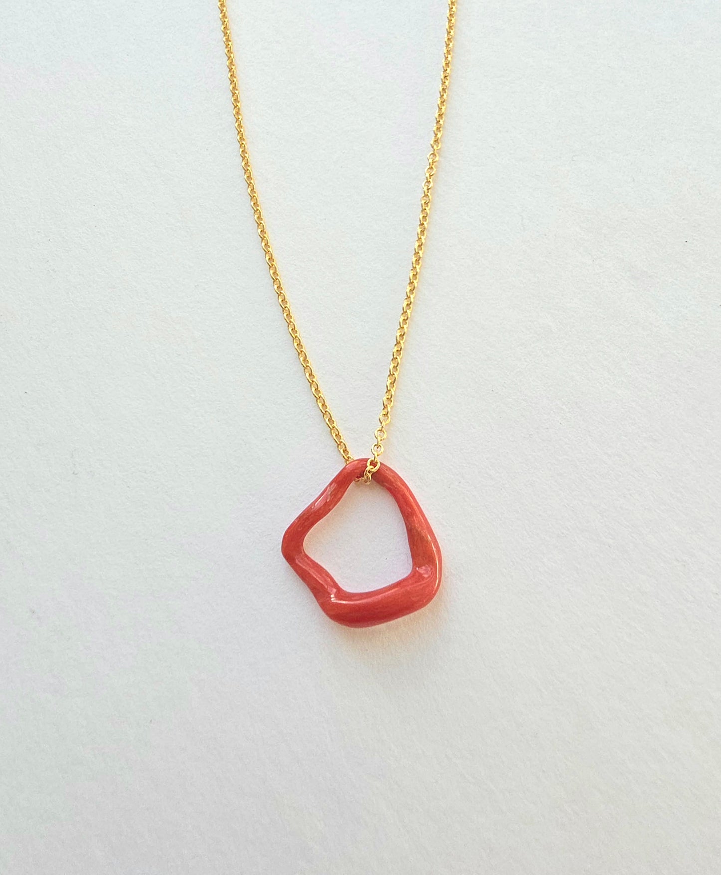 Red Coral Love Necklace