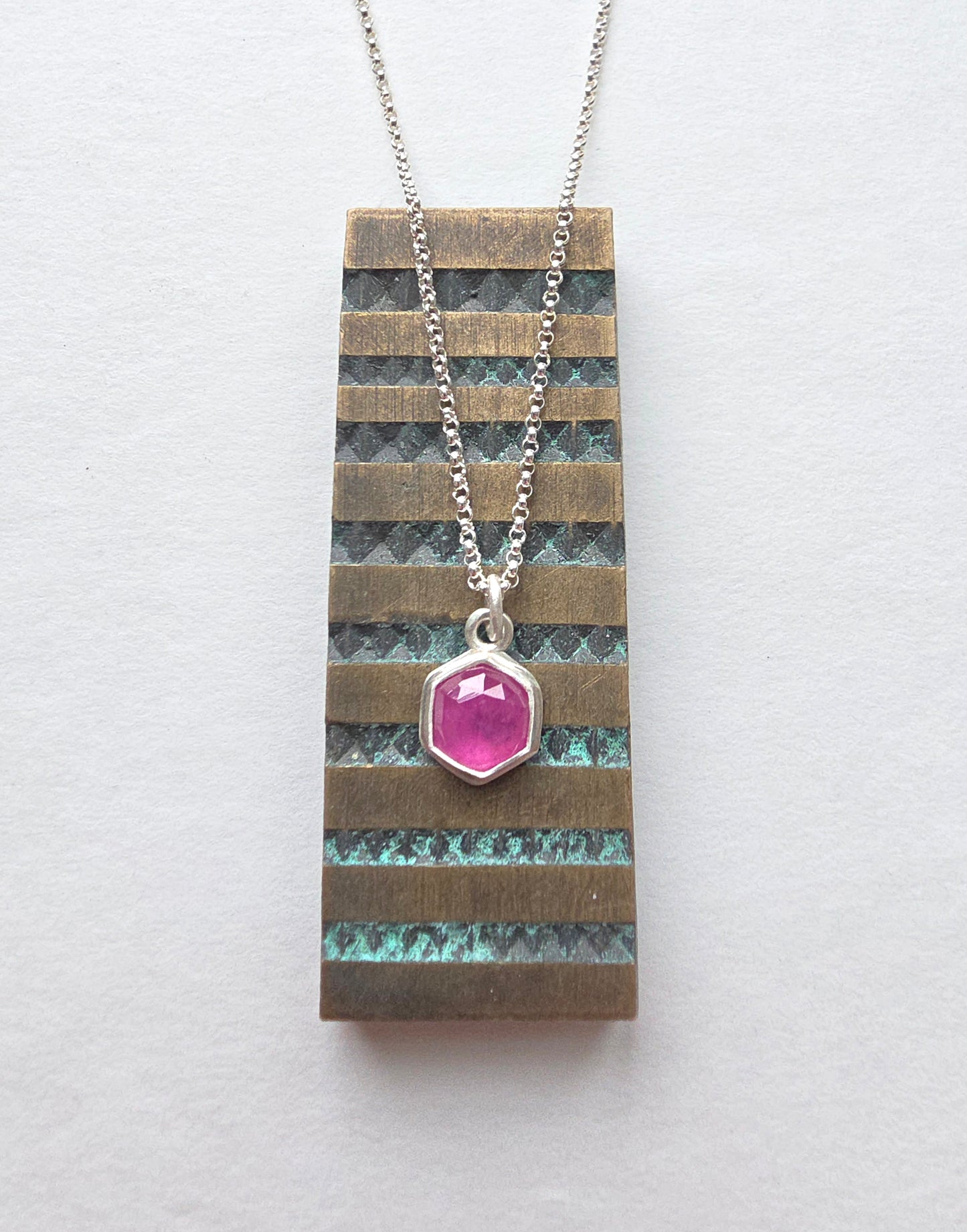 Sapphire Love Necklace