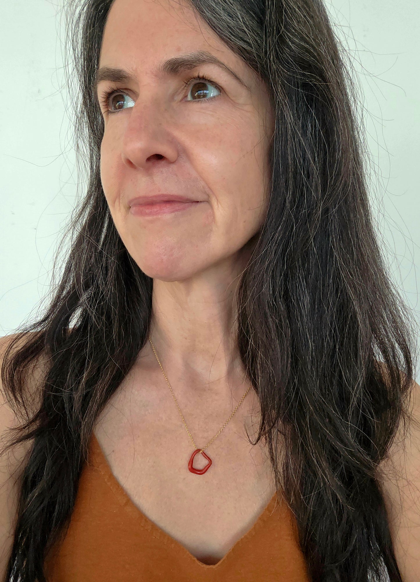 Red Coral Love Necklace