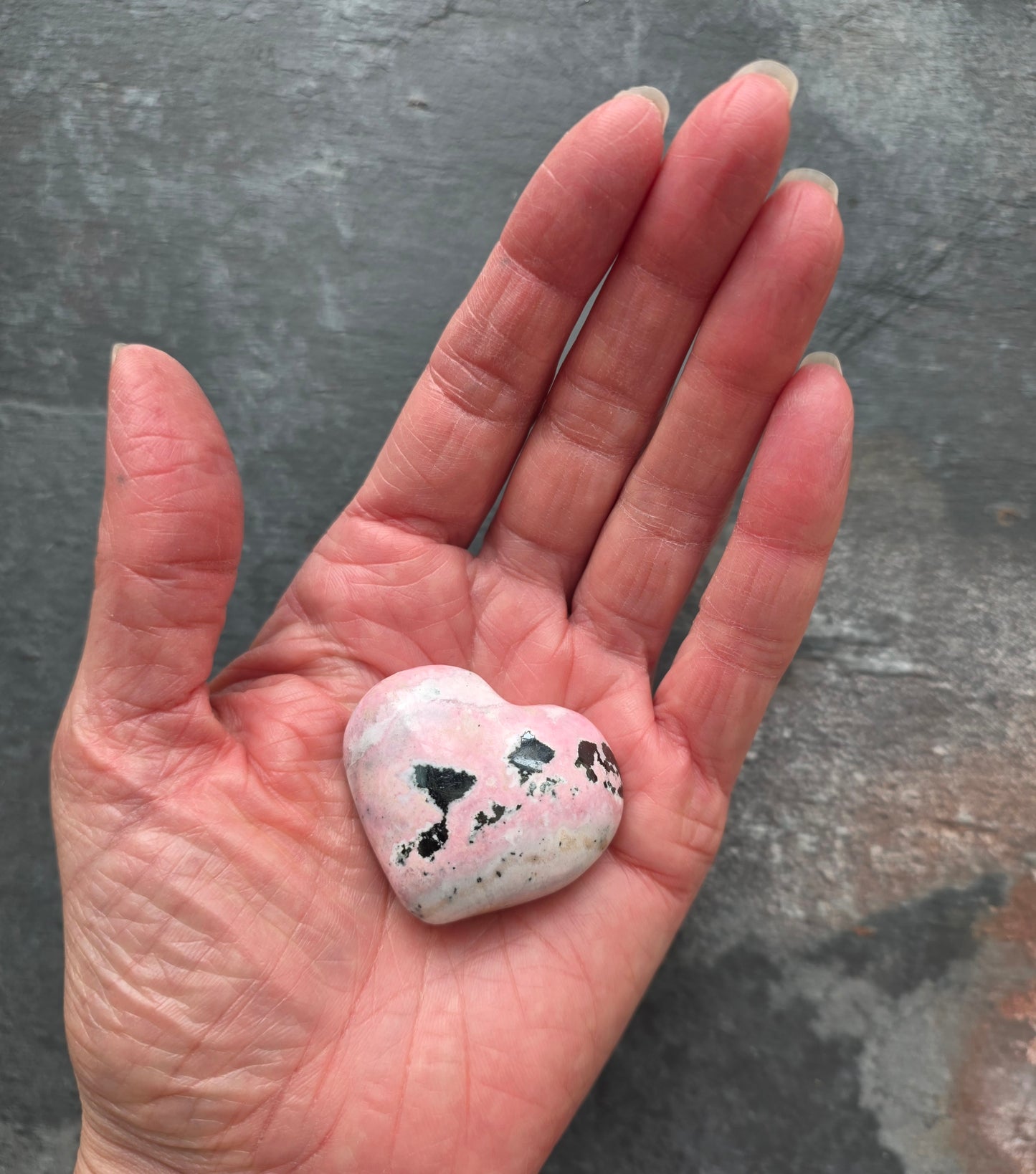 Rhodochrosite Hearts