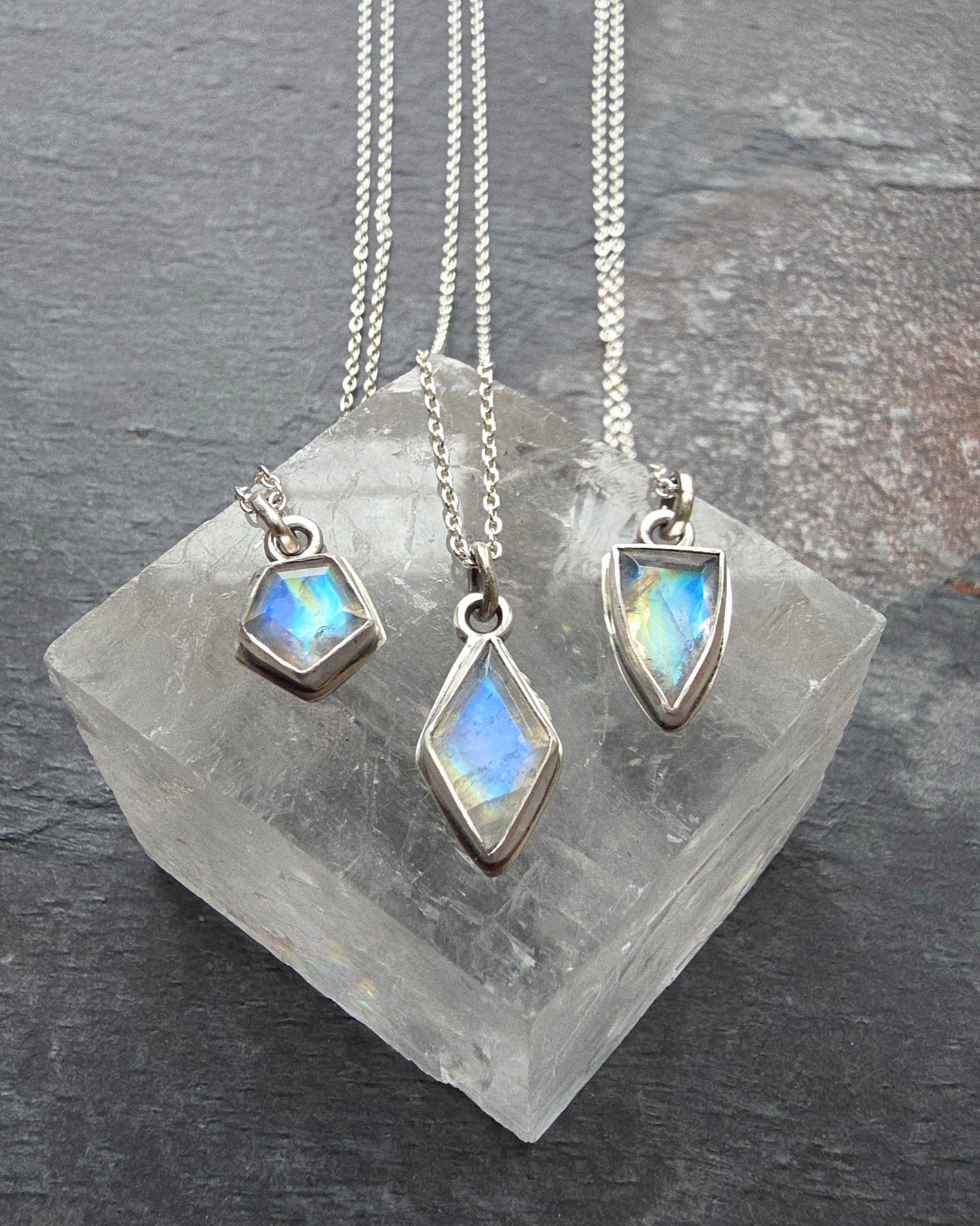 March Moonstone Necklaces