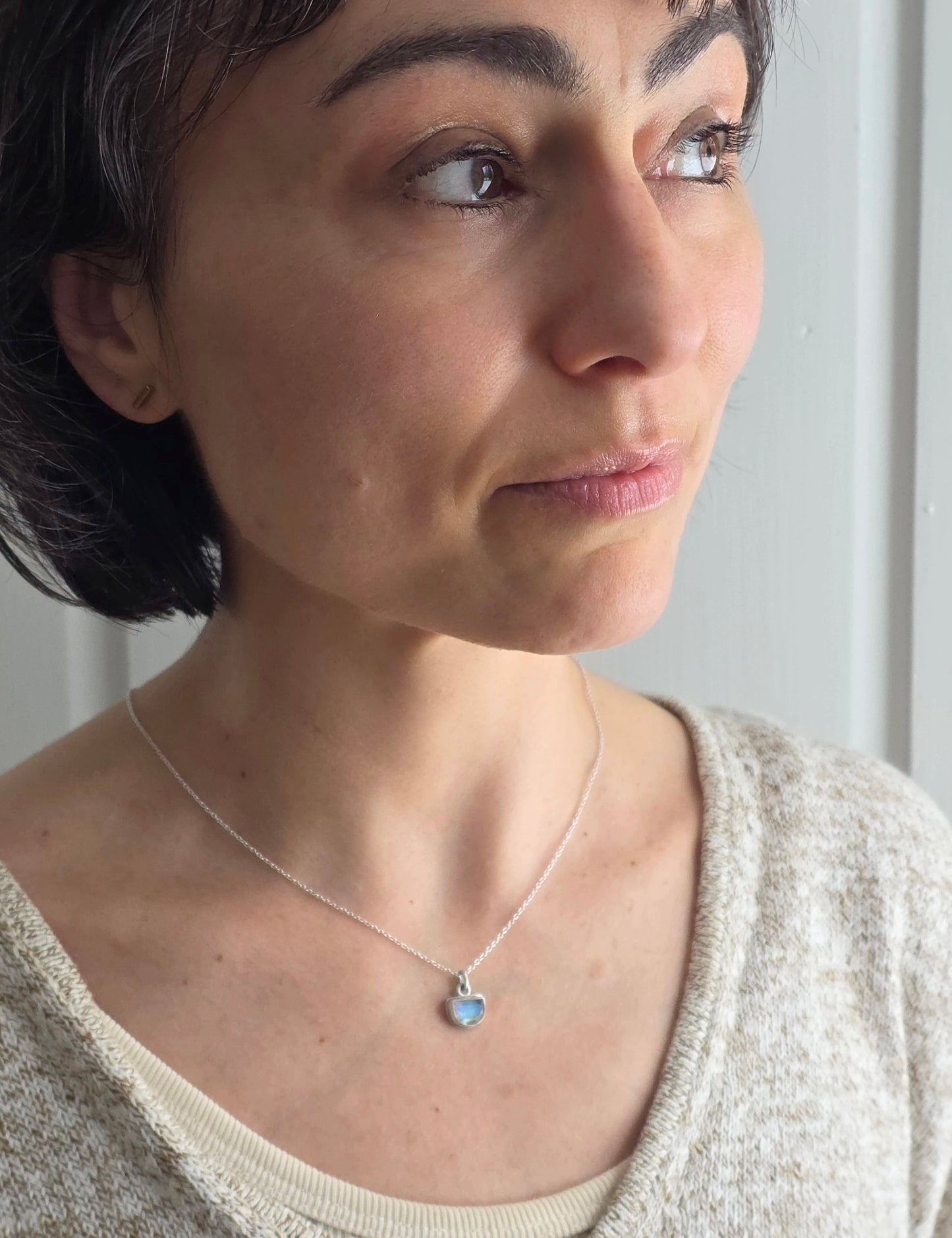 March Moonstone Necklaces