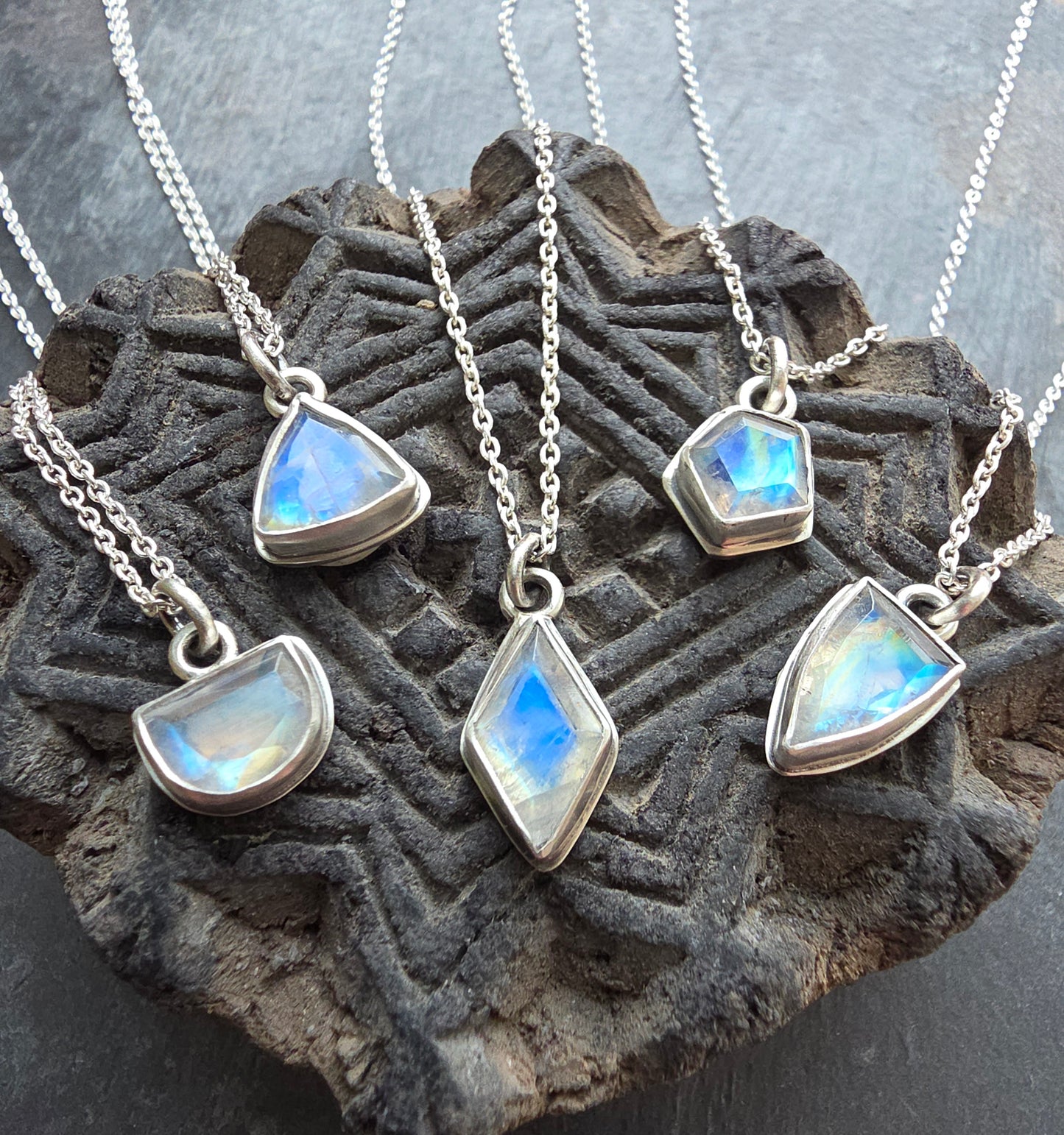 March Moonstone Necklaces