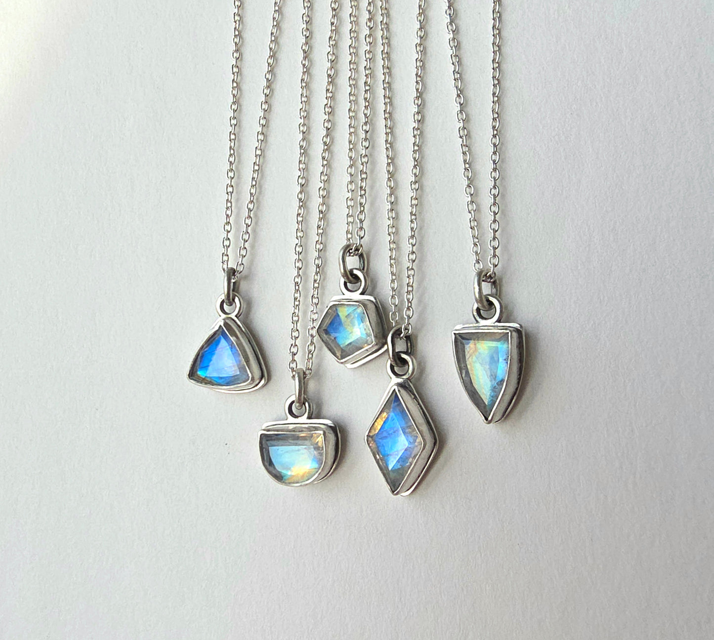 Moonstone Facet Necklace 1