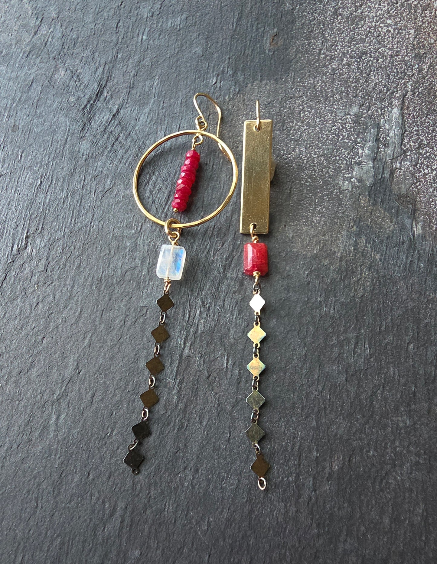 Ruby Solstice Earrings