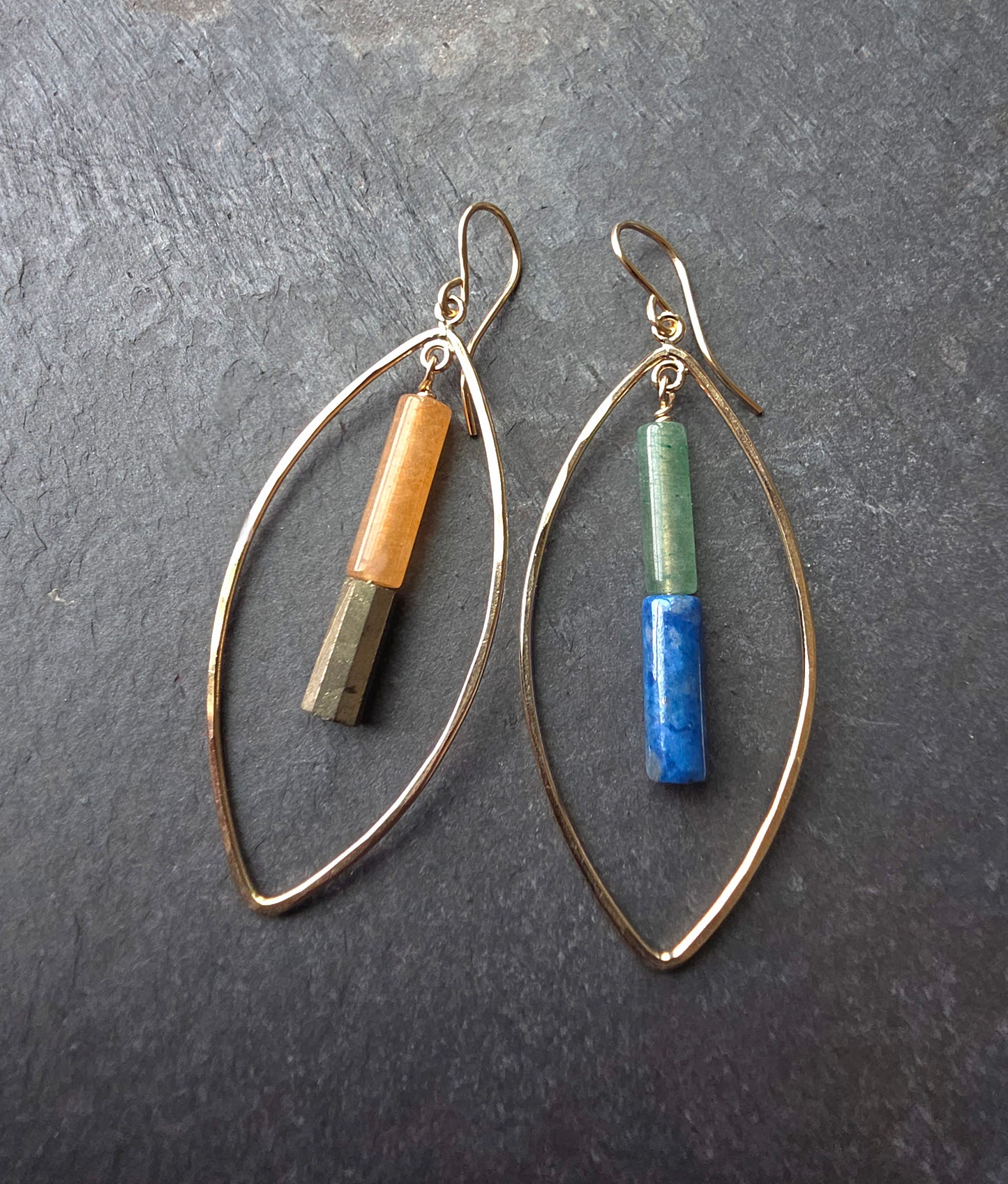 Color Block Earrings