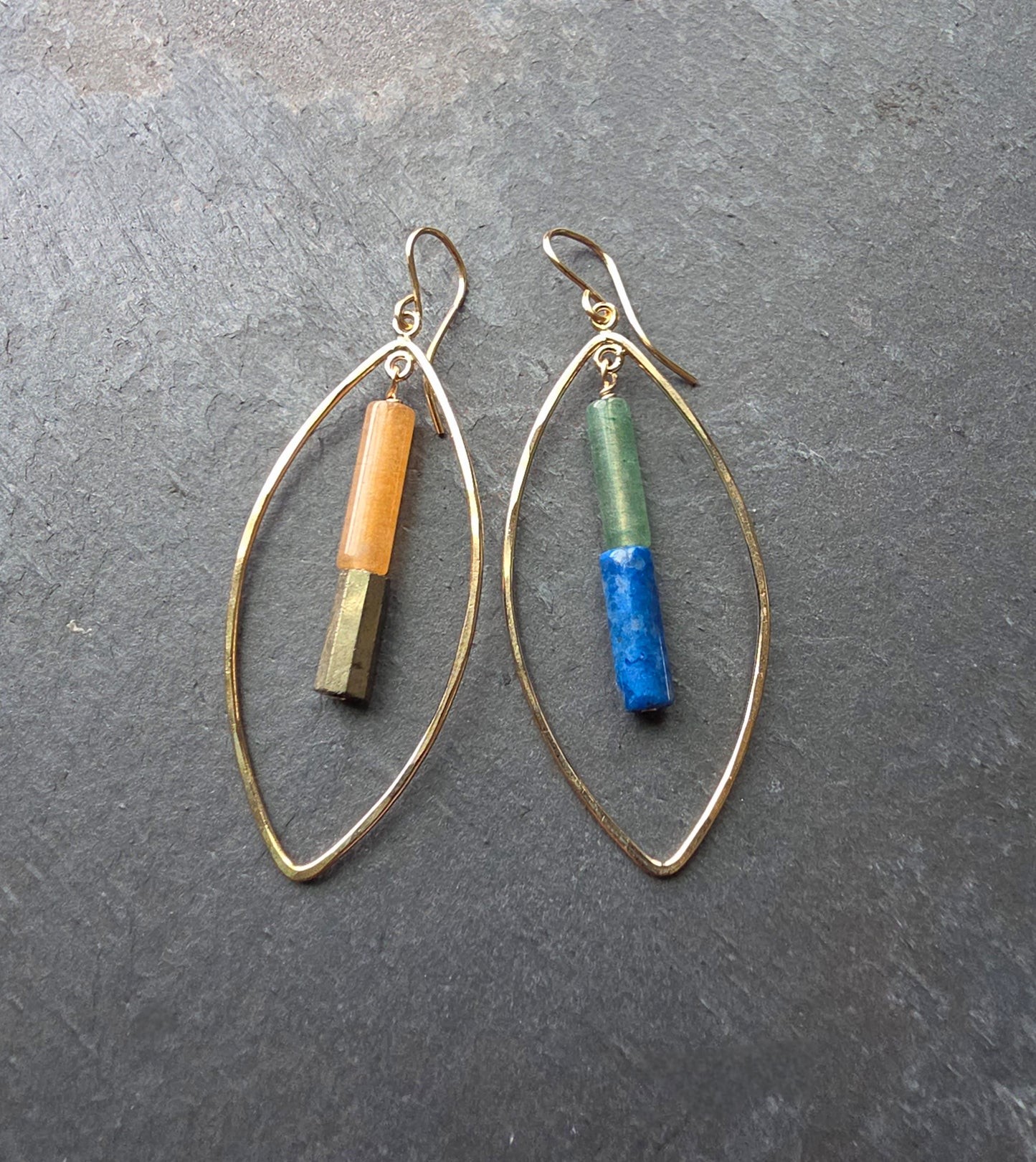 Color Block Earrings