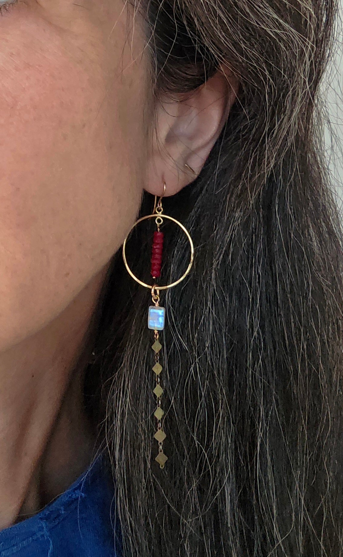 Ruby Solstice Earrings