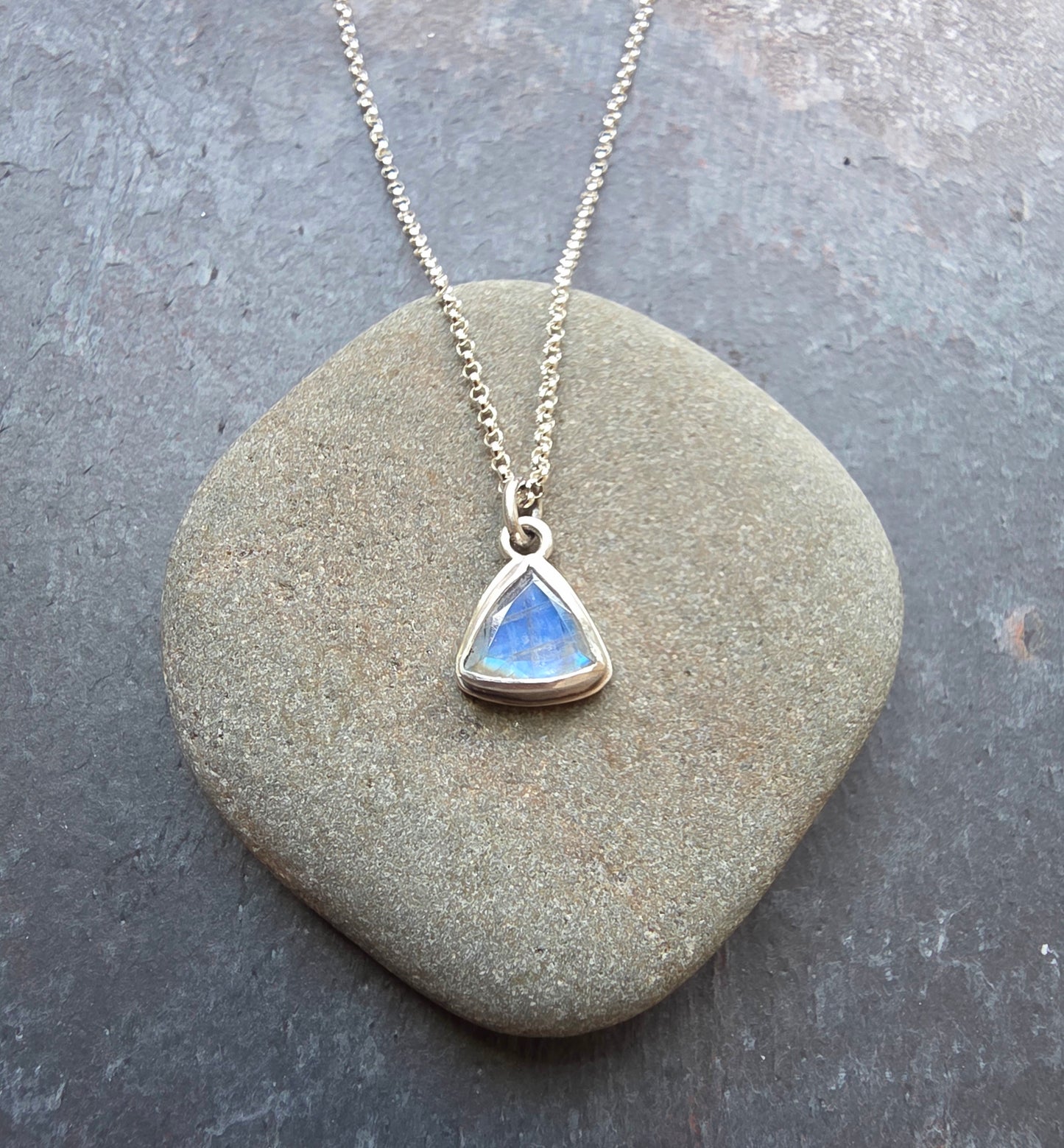 Moonstone Facet Necklace 4
