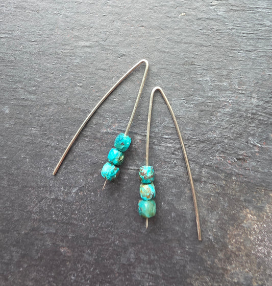 Chrysocholla Hooks