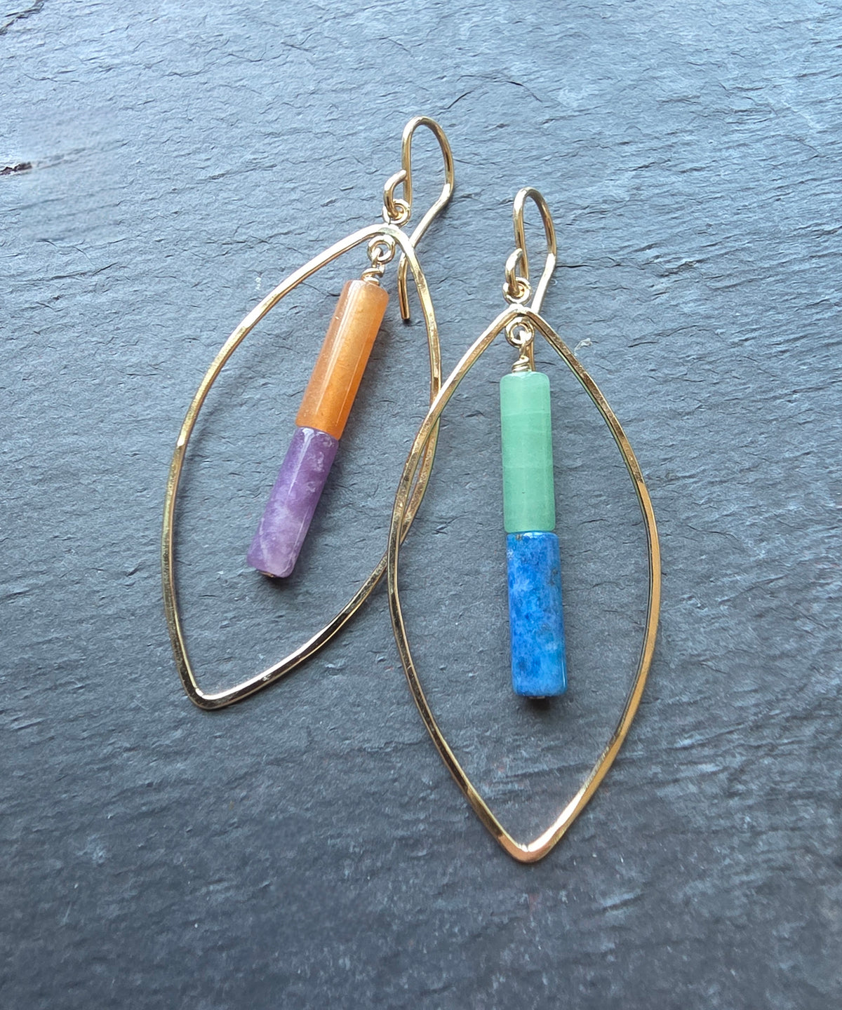 Color Block Earrings