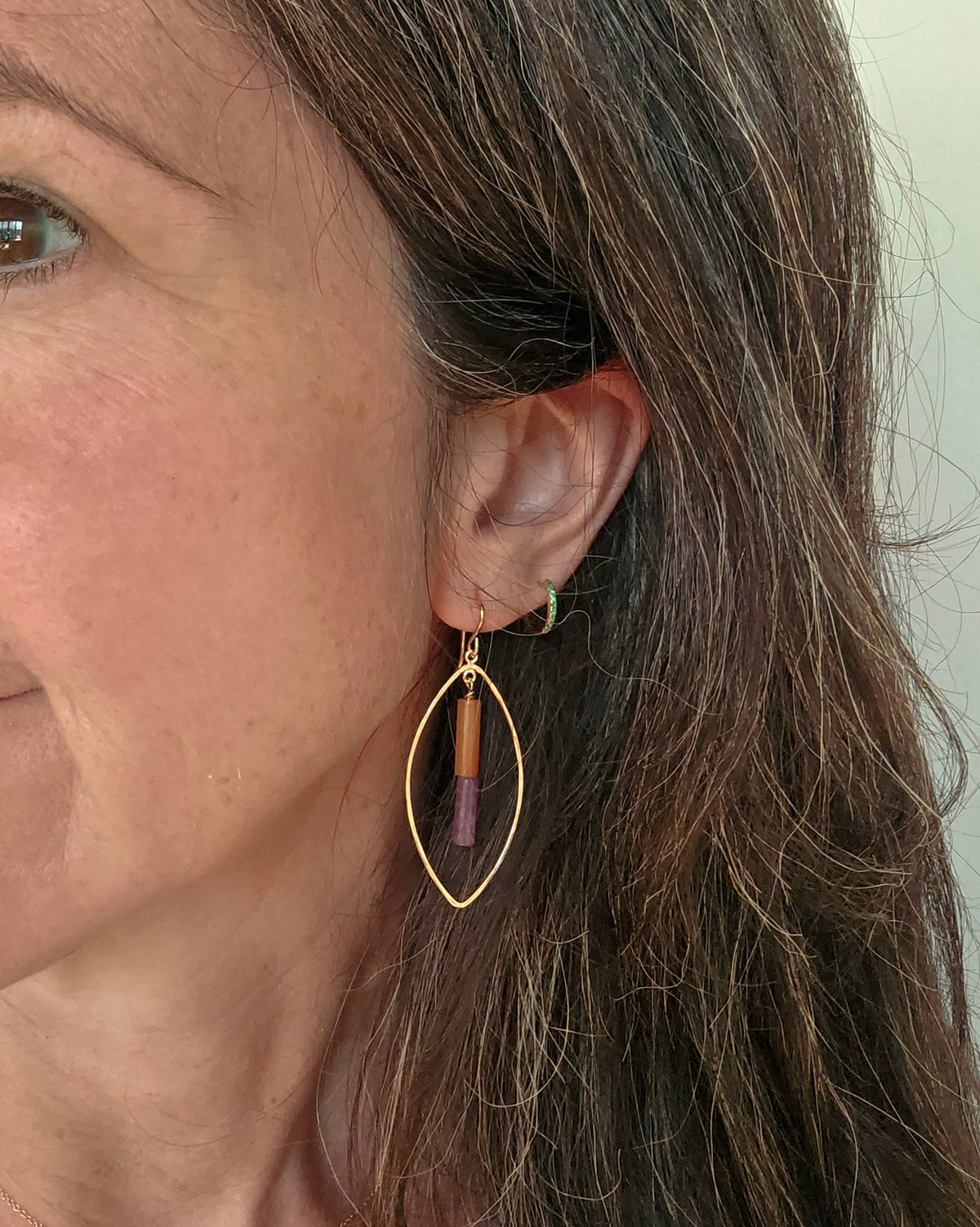 Color Block Earrings