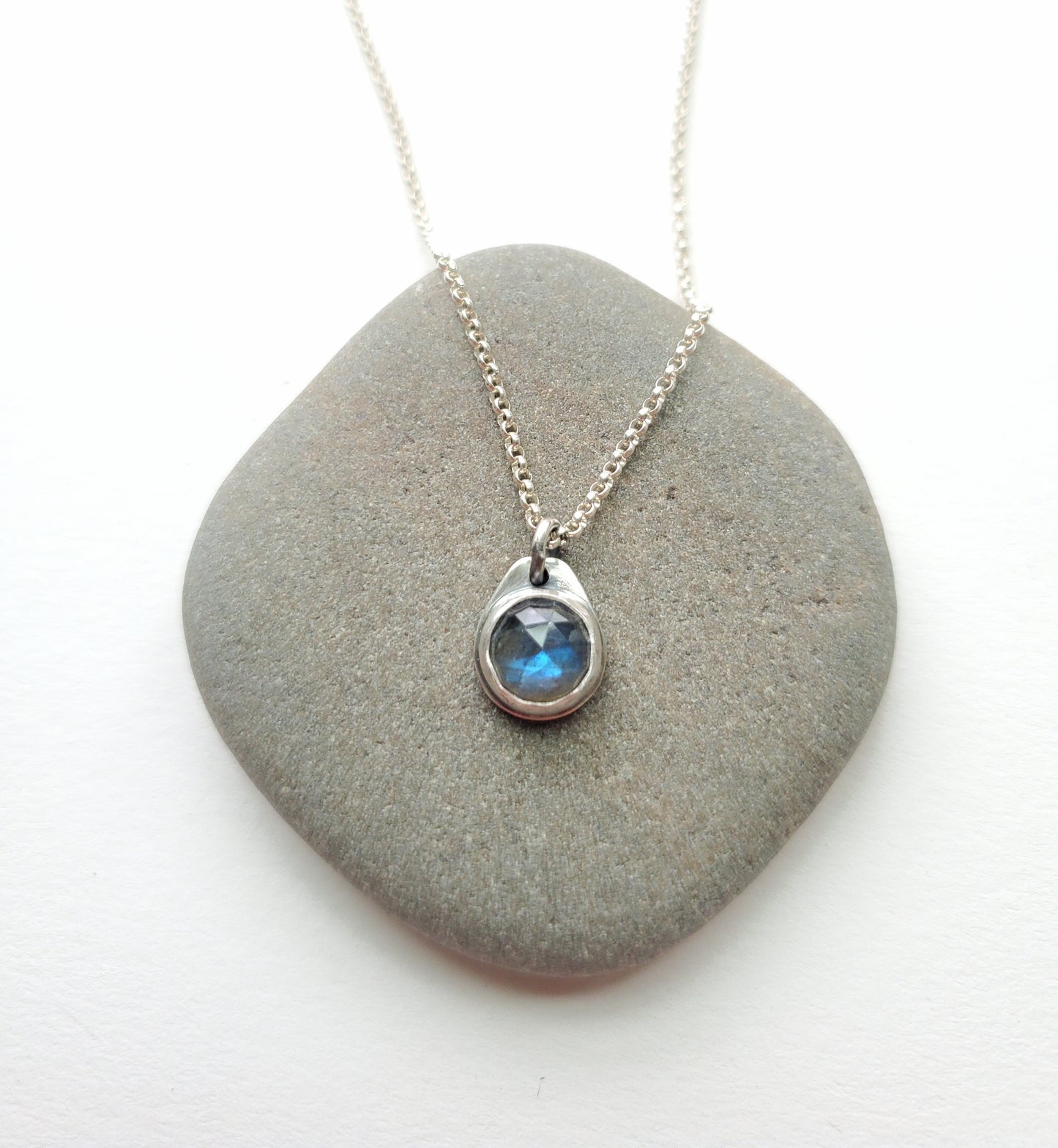 Labradorite Full Moon Necklace